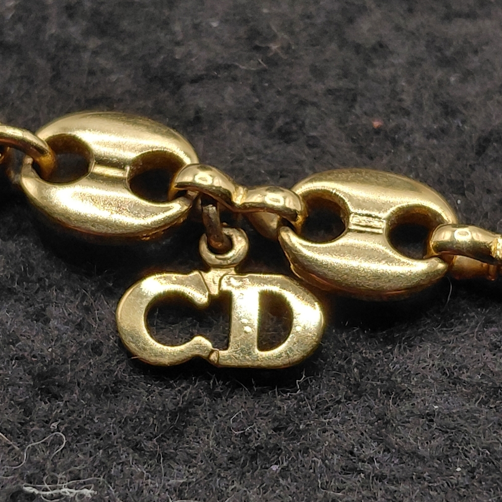 Vintage Dior Gold Necklace with Classic Rope Link Design. Made in Germany. - Picture 5 of 8